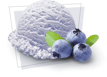 Real bluberry<br>ice cream